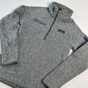 Patagonia Women's Size S Better Sweater Quarter 1/4 Zip Fleece Gray 25618